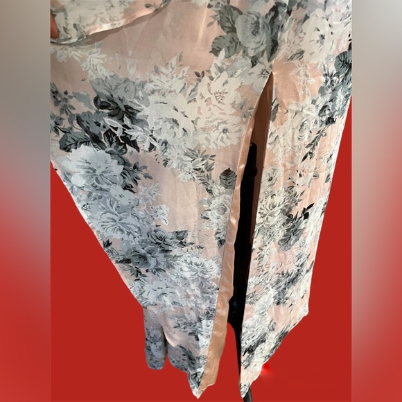 Calvin Klein Floral Print Long Dress - Picture 7 of 9